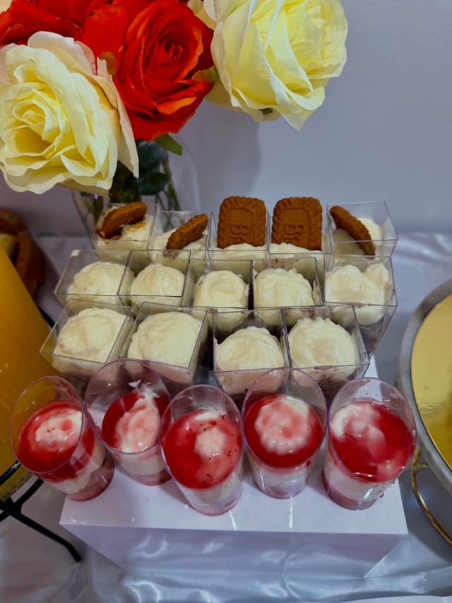 Coupes de desserts élégantes